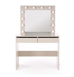 Dressing table Holwud w mirror, LED, 94x43x140cm