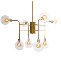 Rippvalgusti Rebais, pronks, G9 8x35W(MAX)), H80-121cm, D85cm