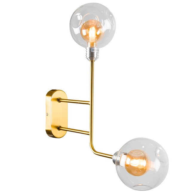 Wall lamp Rebais, bronze, G9 2x35W(MAX), H43cm,12x40cm