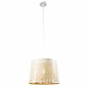 Pendant lamp Labosca, beige/golden, E27 60W(MAX), H30-110cm D35cm