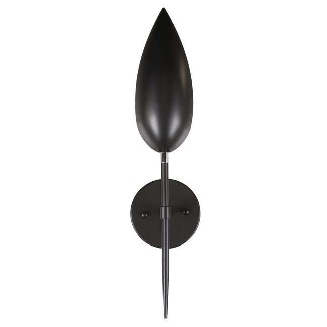 Seinalamp Kalix, must, E14 40W, H50cm D12cm