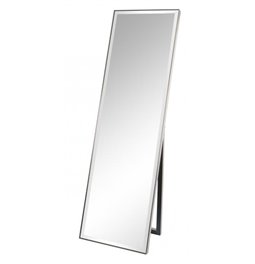 Standing Mirror Insch, silver color frame H150x45cm