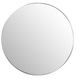 Wall mirror Iza, silver color, D80x4cm