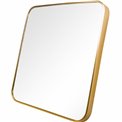 Настенное зеркало Idena, цвет золото, 50x50см