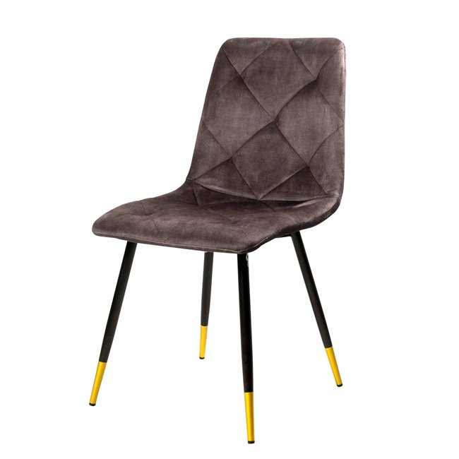 Dining chair Adore 28, dark grey-brown, H84.5x54.5x45cm, seat height 45cm