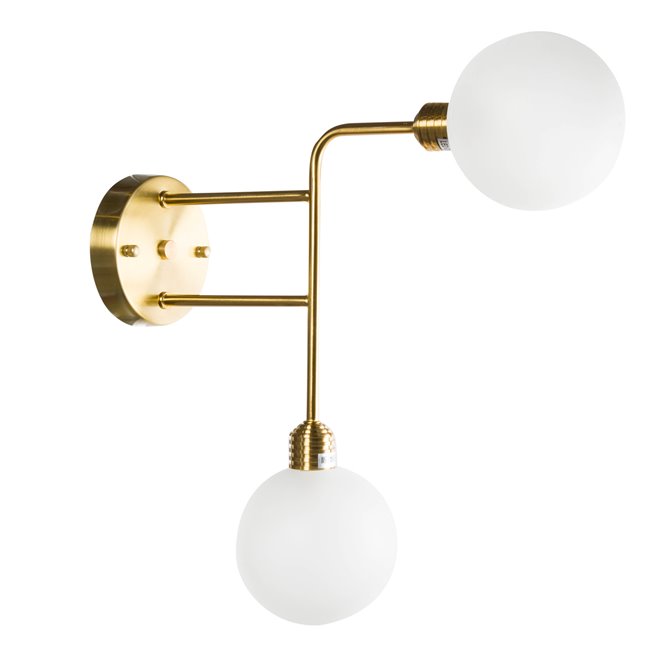 Wall lamp Rebais frosted, 12x40x43cm, G9 2x35W(MAX)