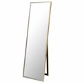 Floor mirror Insch II, golden color frame H150x45cm