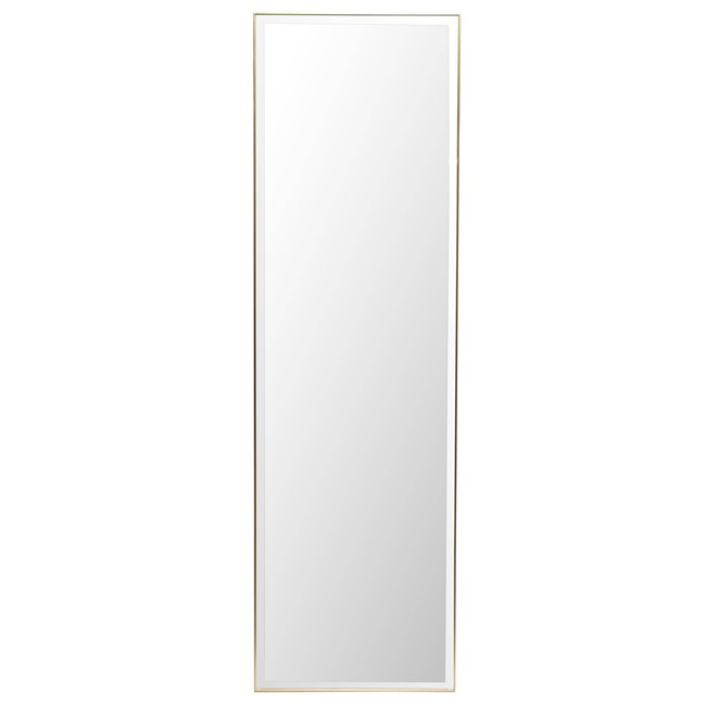Floor mirror Insch II, golden color frame H150x45cm