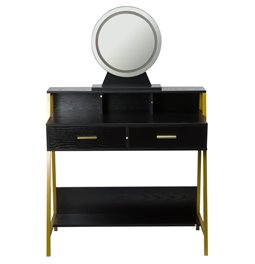 Dresser with mirror Franca, LED, H90x40x135cm