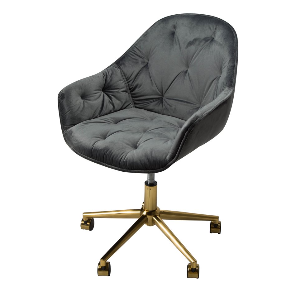 Kontoritool Slorino, hall värv, H78-88x58x62cm, istumisosa kõrgus 44-54cm