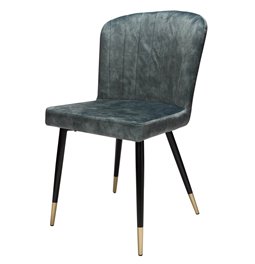 Dining chair Talberg, grey, H86x48x47cm, seat height 49cm