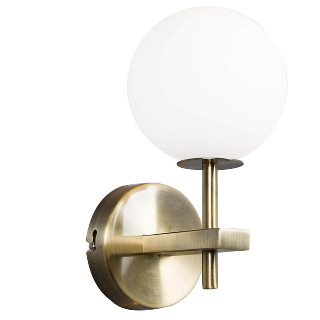 Wall lamp Rossi, white/bronze, G9 LED 3.5W(MAX),  H20cm, 10x16cm