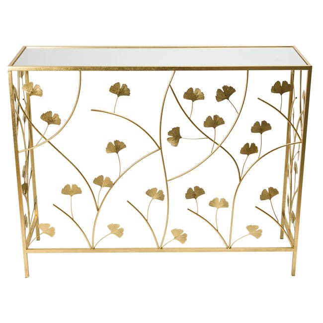 Консоль Bali L, золотистого цвета, H80x100x30см