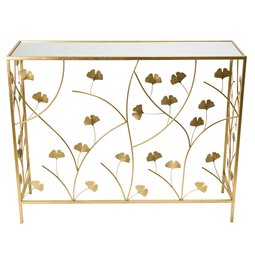 Console Bali L, golden,H80x100x30cm