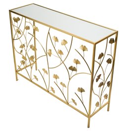 Консоль Bali L, золотистого цвета, H80x100x30см