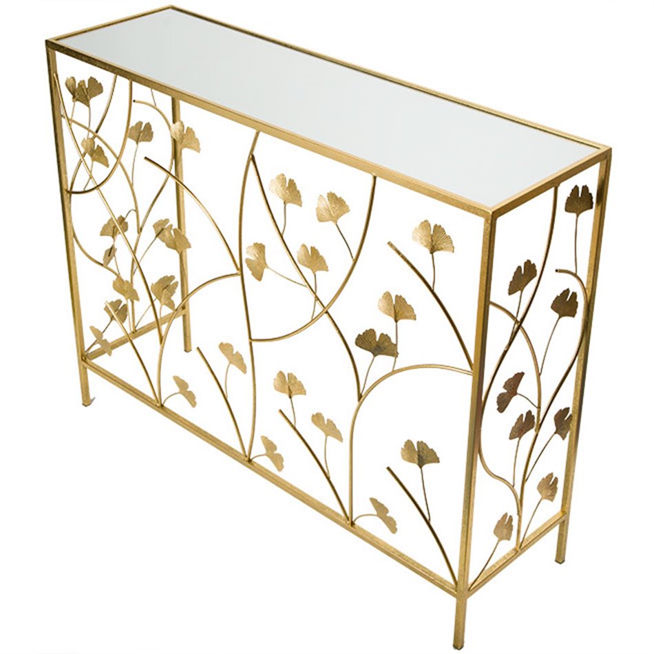 Konsool Bali M, kuldne, H75x90x27cm