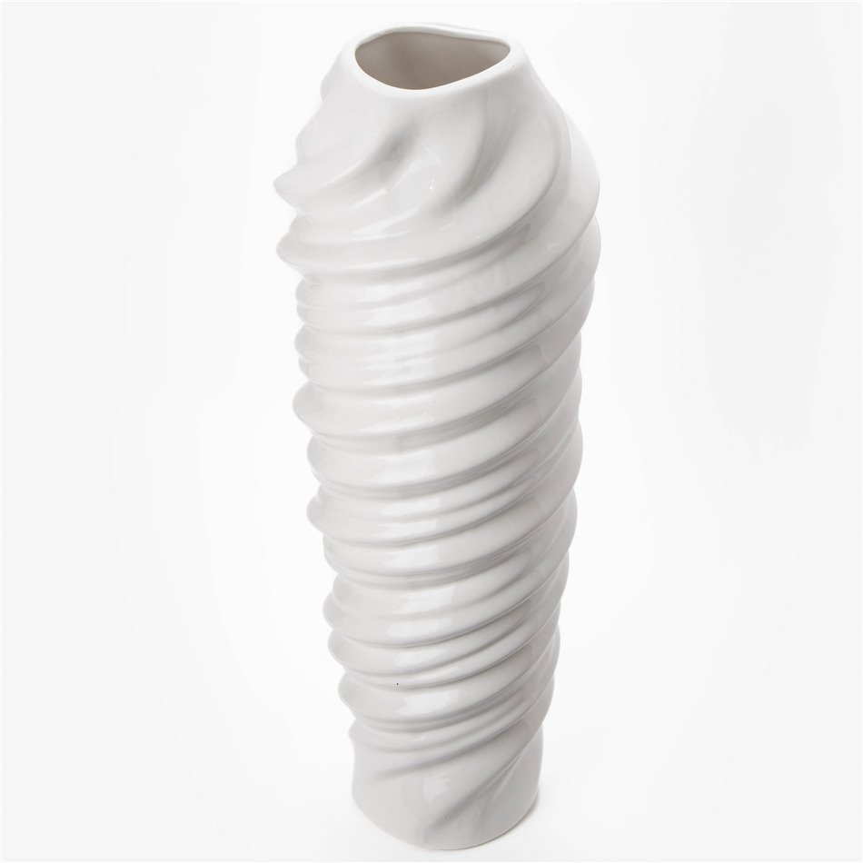 Vaas Fariza, valge, 48x16.5cm