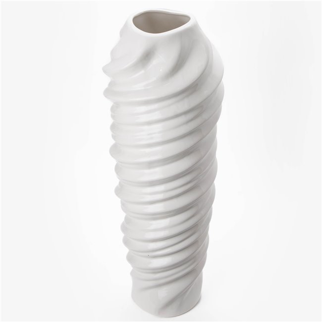 Vaas Fariza, valge, 48x16.5cm