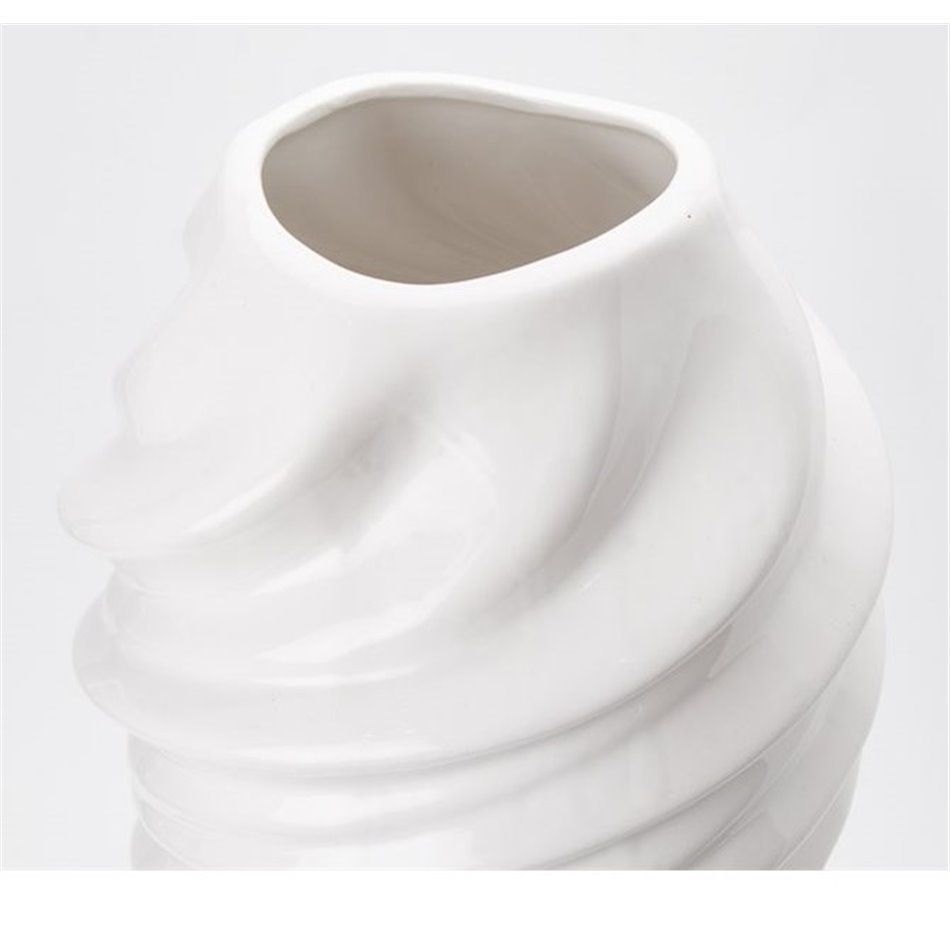 Vaas Fariza, valge, 48x16.5cm