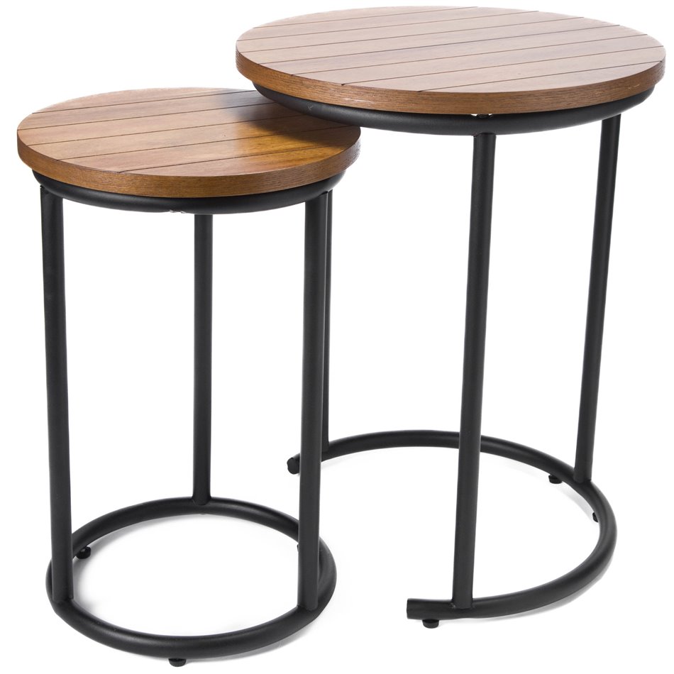 Кофейный столик Tenessi, D40xH50cm, D30xH45см