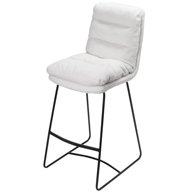 Baaritool Teddy,valge, H109x60.5x43cm, istumisosa kõrgus 80cm