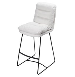 Baaritool Teddy,valge, H109x60.5x43cm, istumisosa kõrgus 80cm