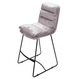 Барный стул Teddy, кремовый, H109x60.5x43см, высота сиденья 80см