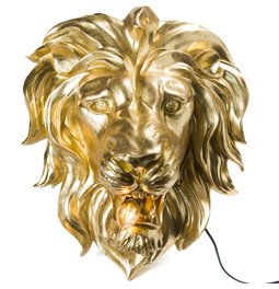 Deco figurine Lion with lamp, H47x41x24.5cm E14 40W(MAX)