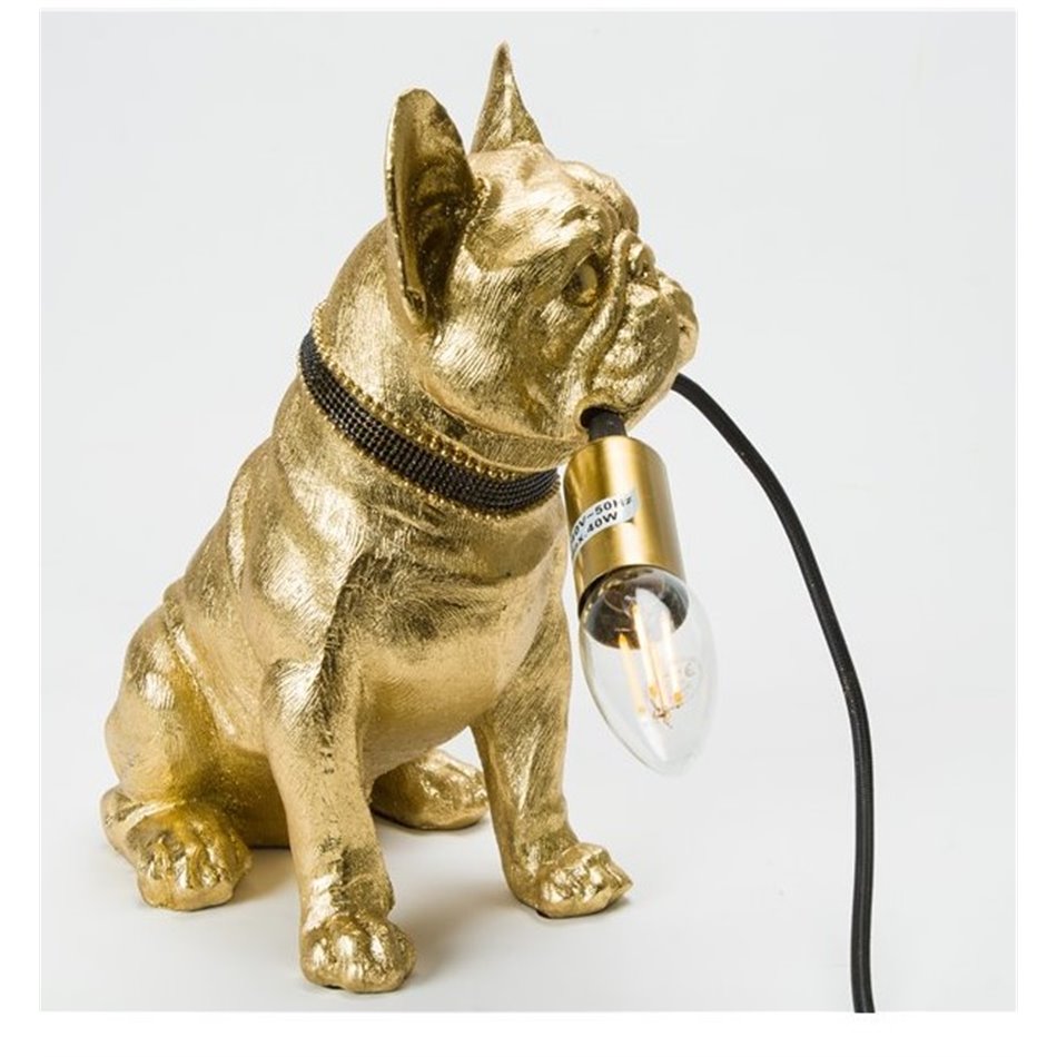 Decorative table lamp Dog with lamp, H25x15x29cm E14 40W(MAX)