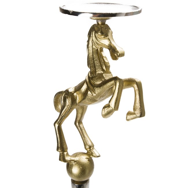 Подсвечник на столбе Horse, H88cm