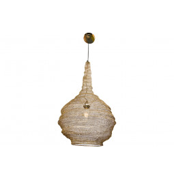 Подвесной светильник Linde, цвет латунь, E27 25W(max), D54x110см