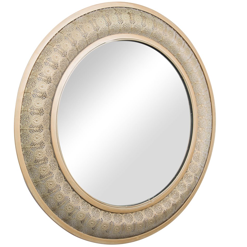 Mirror Mittveila, iron, D70x4cm