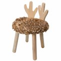 Kids chair Deer, brown, D27xH38cm