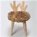 Kids chair Deer, brown, D27xH38cm
