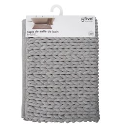 Коврик для ванной, серый цвет, 75x50x2cm