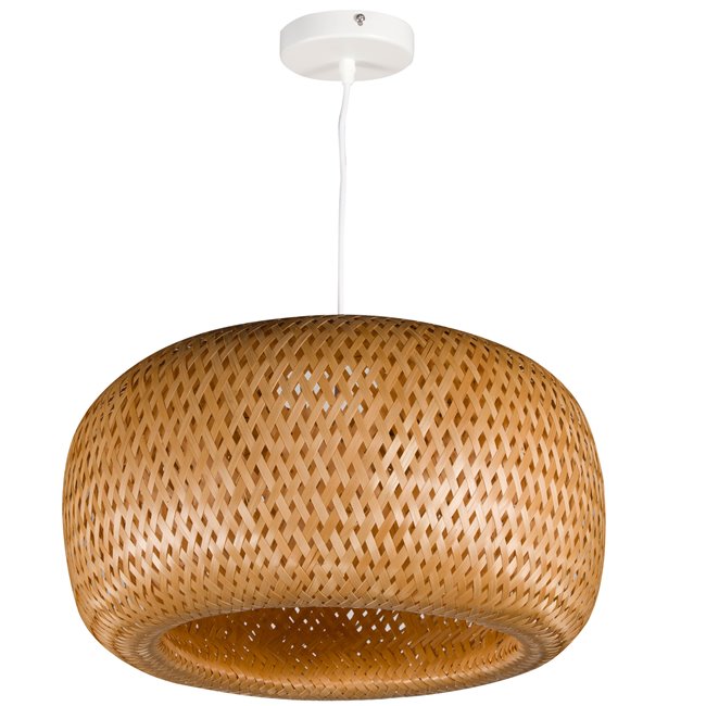 Подвесной светильник Bamboo, натуральный, E27, 40W(MAX), D46x H80см