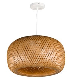 Pendant lamp Bamboo, natural, E27, 40W(MAX), D46x H80cm