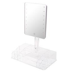 Mirror with LED Selena, 28x16xH38cm 