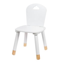 Chair Sweet, white, H50x30x30cm, seat height 25cm