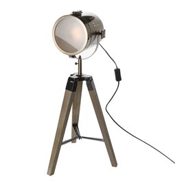 Table lamp  Ebor, bronze color, E14, 25W(MAX), H68x32x29cm