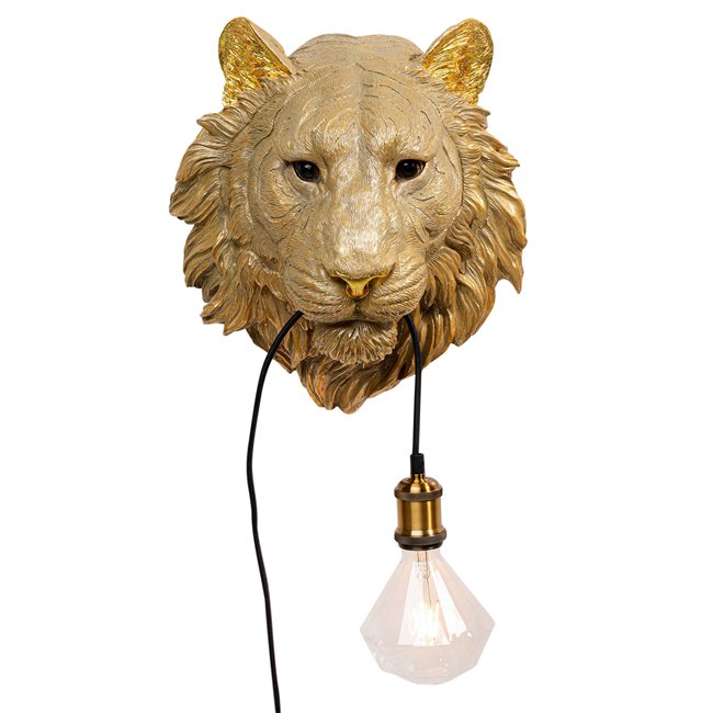 Wall lamp Tiger head, E27 40W(MAX), 33.5x31.5x24cm