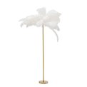 Floor lamp Feather Palm, white, H165cm D90cm, E27 35W(MAX)
