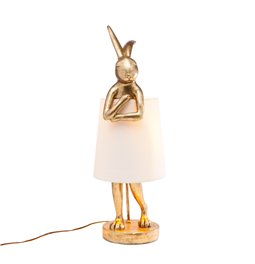 Laualamp Animal Rabbit, kuldne, E14 5W(MAX), H68x23x23cm