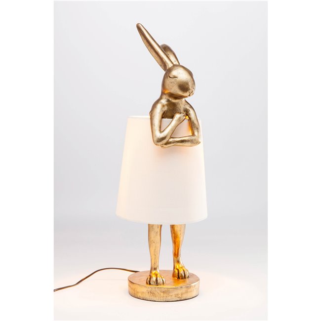 Laualamp Animal Rabbit, kuldne, E14 5W(MAX), H68x23x23cm