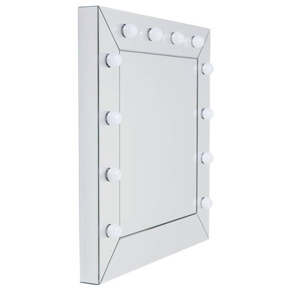 Wall mirror Make up, 81x81x7cm, E27 12x5W