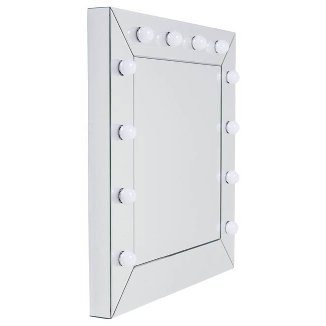 Wall mirror Make up, 81x81x7cm, E27 12x5W