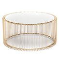 Coffee table Wire Brass L, H33.5xD69.5cm