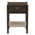 Прикроватный столик Acmonfort, коричневый, H60x43.5x40см 