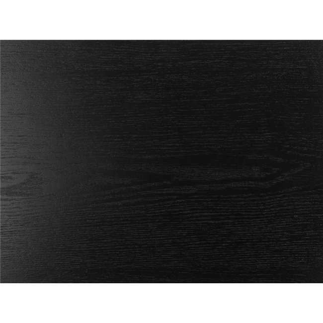 Bookcase Seaford, black, H78x114x35cm 