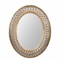 Wall mirror Ingels, gold, 61x5x76cm